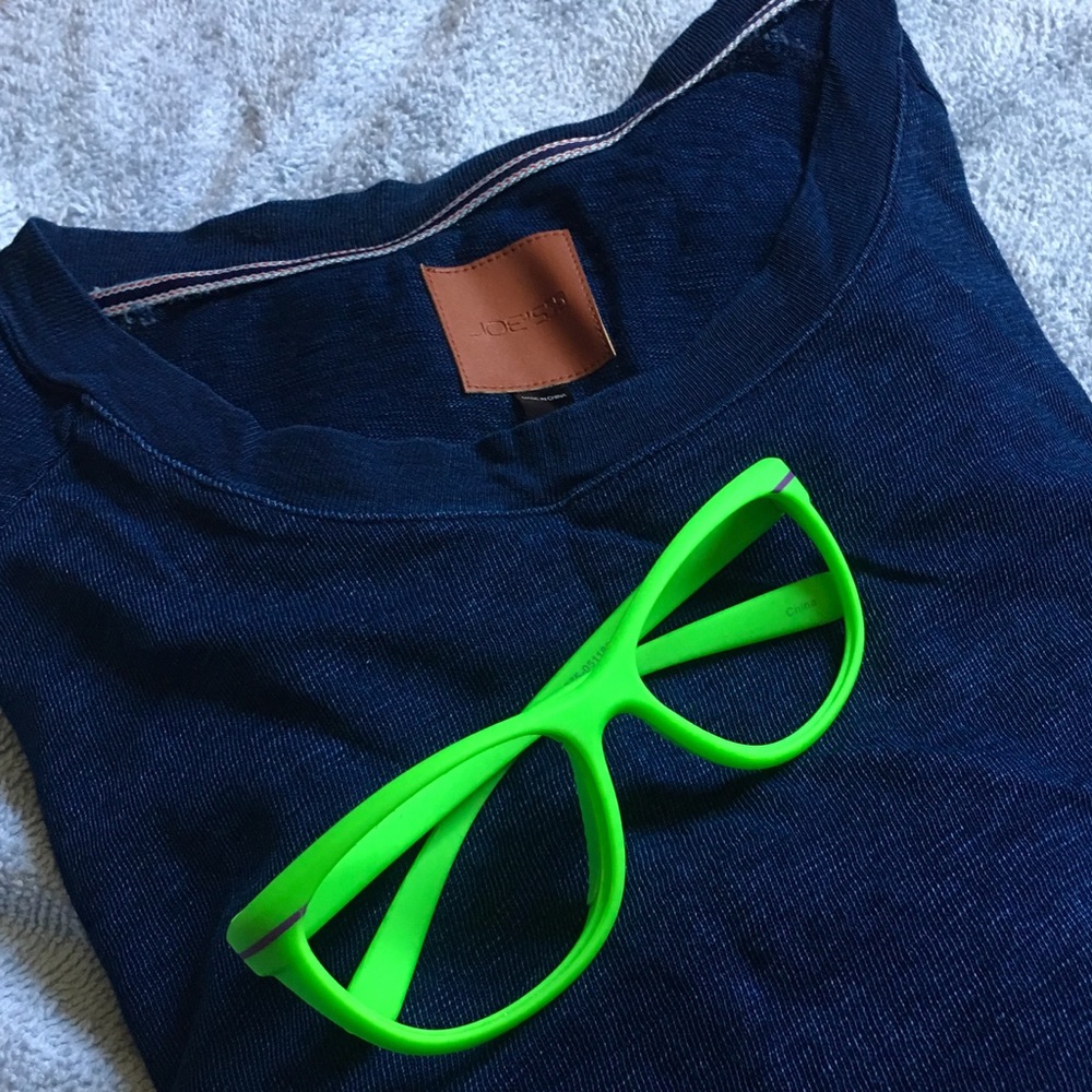 Joe's Jeans Pullover Medium NAVY NWT